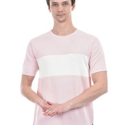 Numero Uno Colourblocked Slim Fit Pure Cotton T-Shirt-picture-9