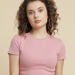 UnaOne Slim Fit Cropped T-shirt-image-5