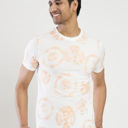 Greenfibre Tie and Dye Printed Slim Fit T-shirt-picture-7
