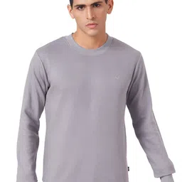 ZU Self Design Pure Cotton Pullover Sweatshirt-picture-41
