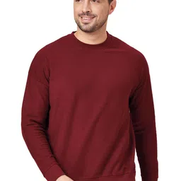 ZU Waffle Knit Drop Shoulder Sleeves Pure Cotton Pullover Sweatshirt-picture-10