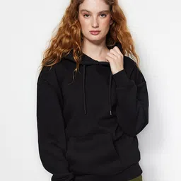 Trendyol Hooded Pullover Sweatshirt-image-78
