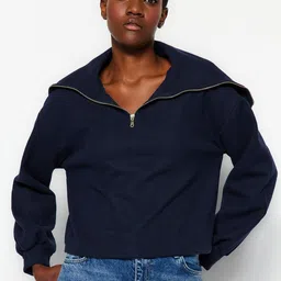 Trendyol Hooded Pullover Sweatshirt-image-39