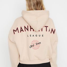 Trendyol Typography Printed Hooded Pullover-2