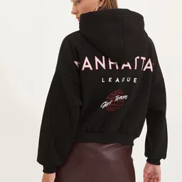 Trendyol Typography Printed Crop Sweatshirt-image-19