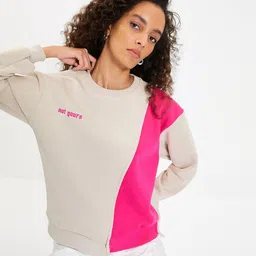 Trendyol Long Sleeves Colourblocked Pullover-picture-49