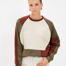 Trendyol Colourblocked Pullover Sweatshirt-image-68