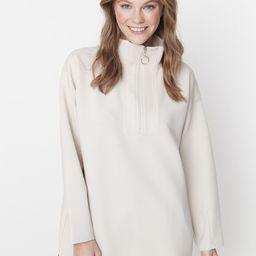 Trendyol High Neck Longline Pullover Sweatshirt-image-93