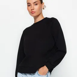 Trendyol Round Neck Cotton Sweatshirt-image-29