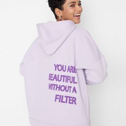 Trendyol Typography Printed Cotton Hooded Sweatshirt-image-12