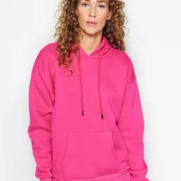Trendyol Hooded Cotton Sweatshirt-image-57
