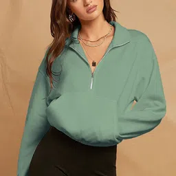 Stylecast X Slyck High Neck Sweatshirt-image-79