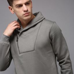 SHOWOFF Men Grey Cotton Sweatshirt-image-51