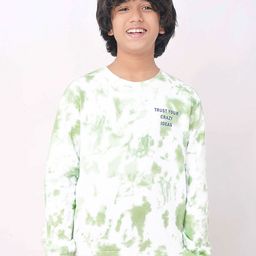 edheads Boys Green Printed Cotton Sweatshirt-image-68