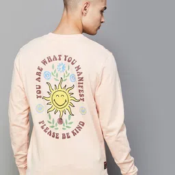 SmileyWorld Graphic Printed Cotton Sweatshirt-picture-51