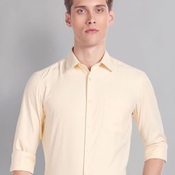 AD By Arvind Spread Collar Dobby Formal Shirt-picture-47