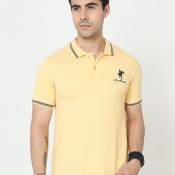 Masculino Latino Plus Polo Collar Cotton Bio Finish T-shirt-image-33