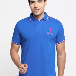 Masculino Latino Plus Polo Collar Cotton Bio Finish T-shirt-image-77