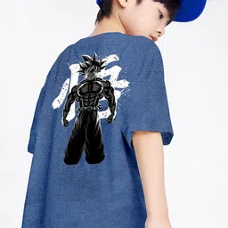 BAESD Boys Printed Extended Sleeves Oversized T-shirt-picture-20