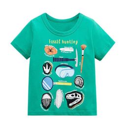 StyleCast Kids Green Graphic Printed Cotton Casual T-shirt-image-80