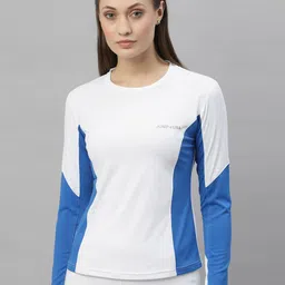 JUMP USA Women Colourblocked Slim Fit T-shirt-image-55