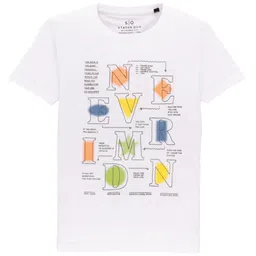 Status Quo Boys Typography Printed Cotton T-shirt-image-49