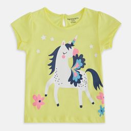 Pantaloons Baby Infant Girls Graphic Printed Cotton T-shirt-picture-15