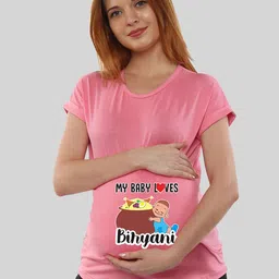 SillyBoom Graphic Printed Cotton Dolman Sleeves Maternity T-shirt-image-76