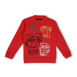 earth conscious Girls Graphic Printed High Neck Cotton T-shirt-image-75