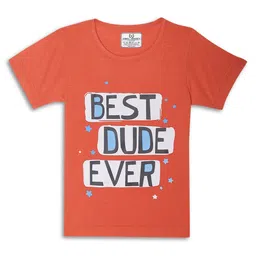 VIMAL JONNEY Kids Typography Printed Round Neck T-shirt-image-9