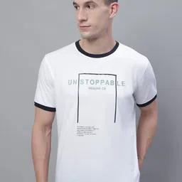 Cantabil Typography Printed Cotton T-Shirt-image-35