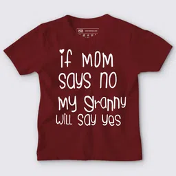 BE AWARA Kids Maroon Philippine Brown Typography Printed T-shirt-picture-40