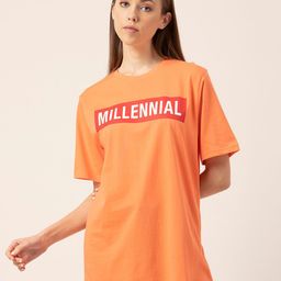 Lounge Dreams Pure Cotton Oversized T-shirt-image-63