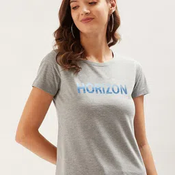 ether Grey Typography Printed Pure Cotton T-shirt-image-69