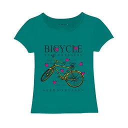 CoolTees4U Girls Graphic Printed Round Neck Cotton T-shirt-picture-40