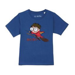 Harry Potter by Wear Your Mind Boys Blue & Red Printed Pure Cotton T-shirt-image-59