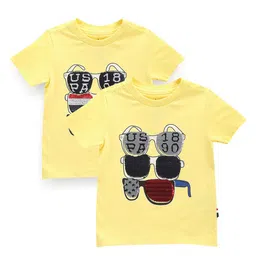 U.S. Polo Assn. Kids Boys Printed Short Sleeves Cotton T-shirt-image-80
