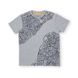 Pepe Jeans Boys Abstract Printed Pure Cotton T-shirt-image-12