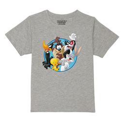 Looney Tunes by Wear Your Mind Boys Grey & Blue Looney Tunes Printed T-shirt-image-86