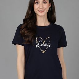 Adyavastram Brave Typography Printed Cotton T-shirt-image-61