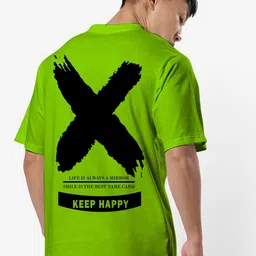STATUS MANTRA Oversized Typography Printed Pure Cotton T-shirt-image-80