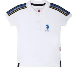 U.S. Polo Assn. Kids Boys Polo Collar Pure Cotton T-shirt-picture-16