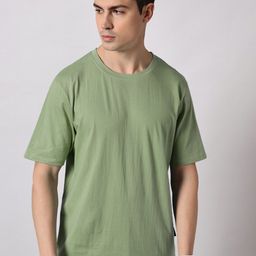 The Dry State Round Neck Oversized Cotton T-shirt-image-40