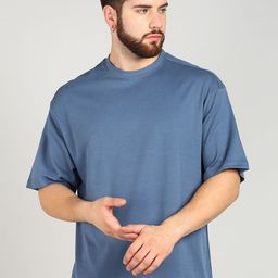 Alan Jones Drop-Shoulder Sleeves Pure Cotton Oversized T-shirt-image-50
