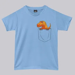 RISH Kids Graphic Printed Loose Dry Fit Round Neck Short Sleeves T-shirt-image-49