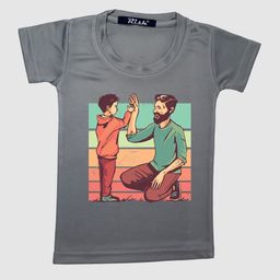 RISH Boys Grey & Green Printed Oversized T-shirt-picture-12