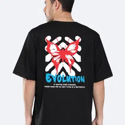 Mad Over Print Typography Printed Cotton Oversized T-shirt-image-45