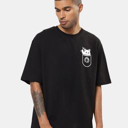 Mad Over Print Graphic Printed Drop-Shoulder Cotton Oversize T-shirt-image-17