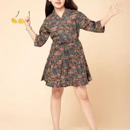PICCOLO Girls Printed Top with Skirt-image-19