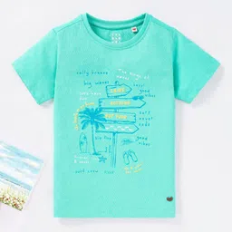 Ed-a-Mamma Boys Graphic Printed Round Neck Cotton T-shirt-picture-34